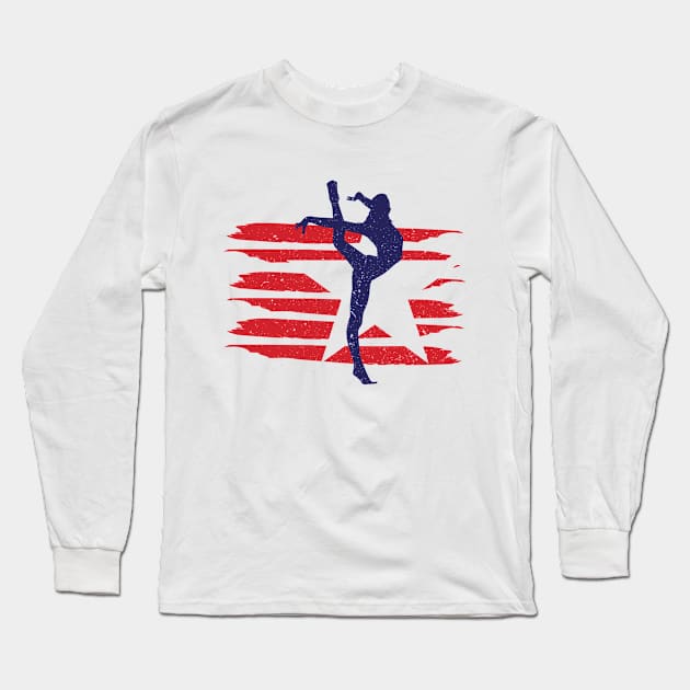 Gymnastics Women Long Sleeve T-Shirt by Kingostore